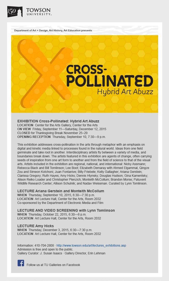 Cross-Pollinated Exhibit Flyer